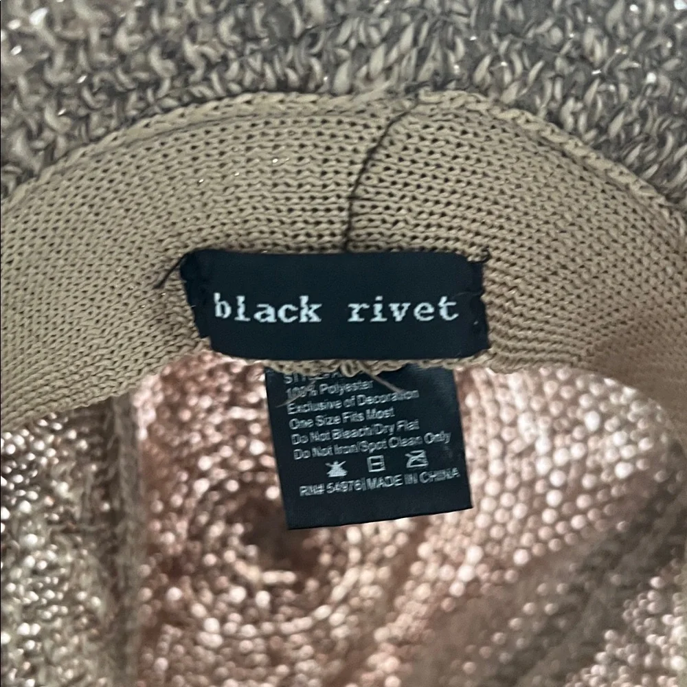 Black Rivet Women's Brown Woven Hat